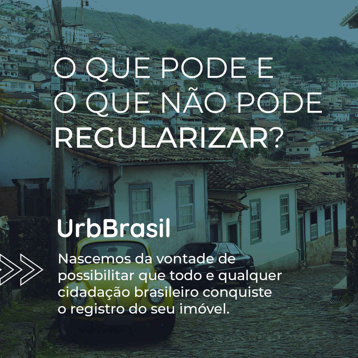 O que pode e o que não pode ser regularizado?